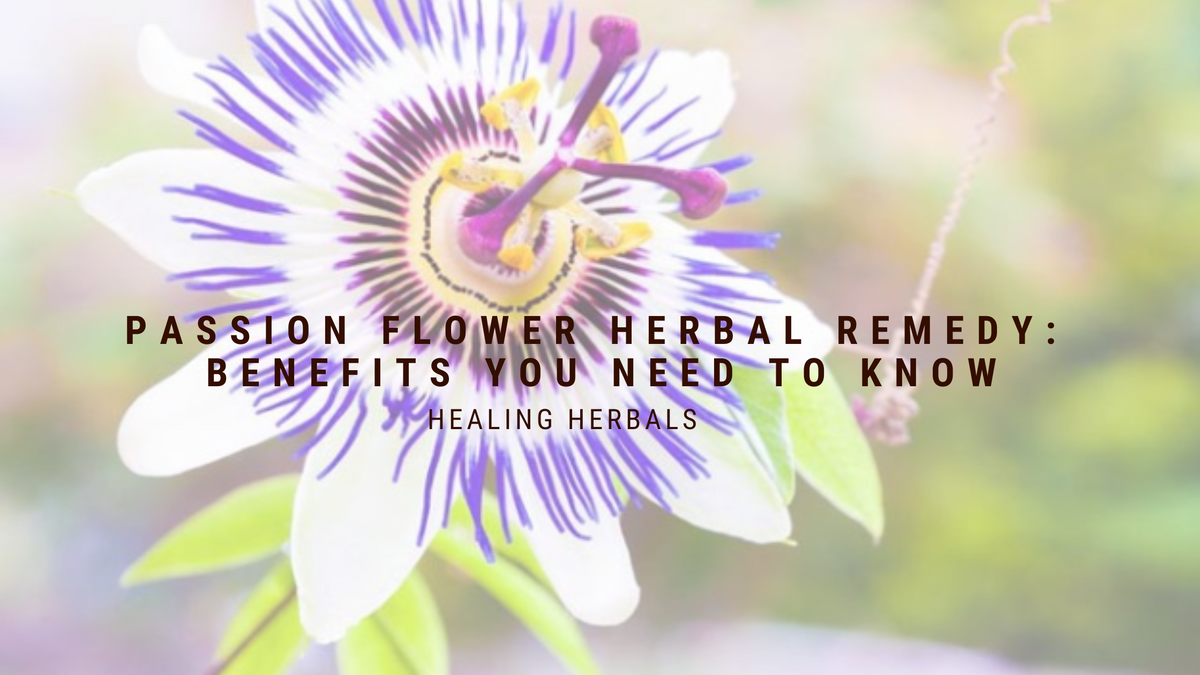 Passion flower, from an article on its traditional use, compounds and forms