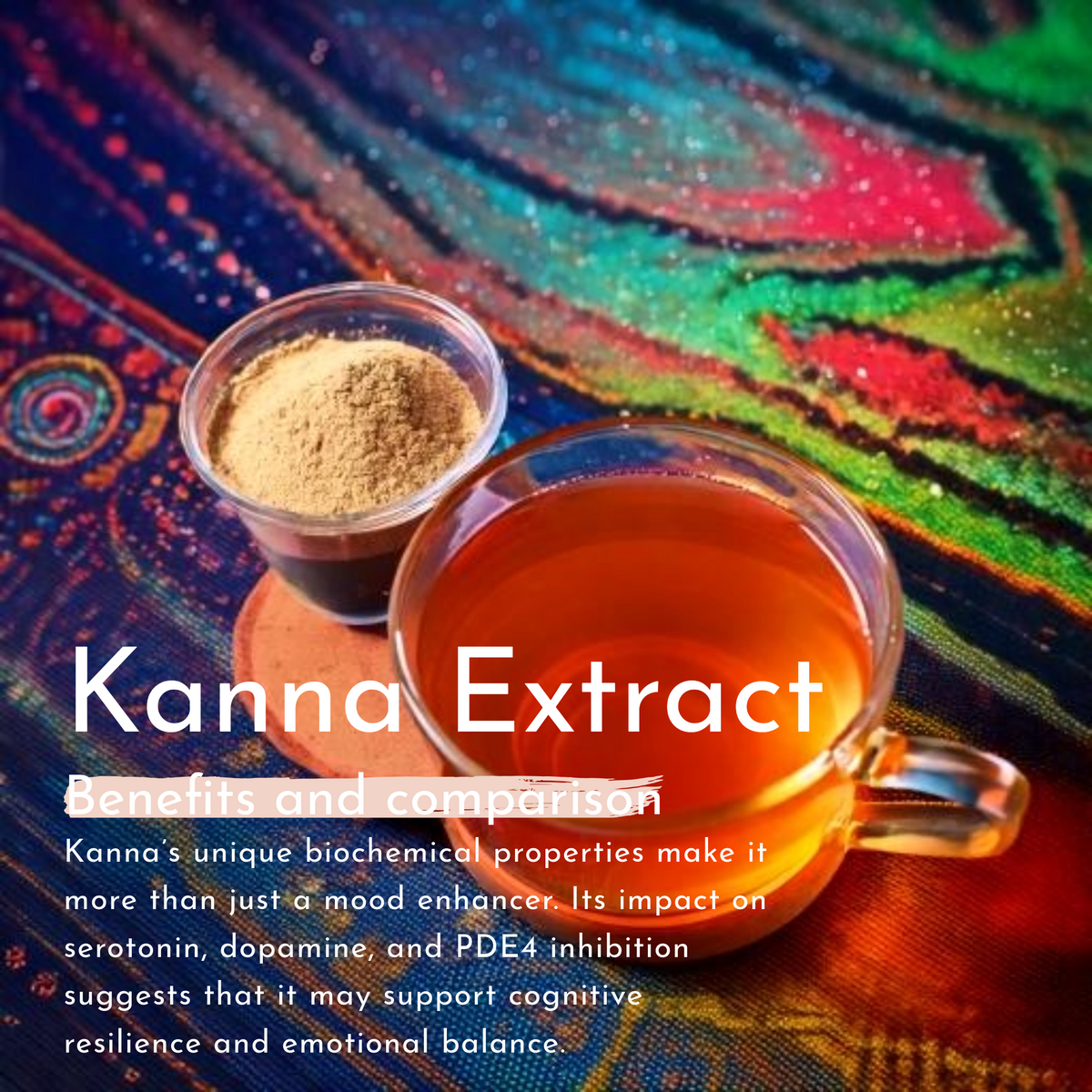 Kanna extract, from an article on neurotransmitters and cognitive resilience
