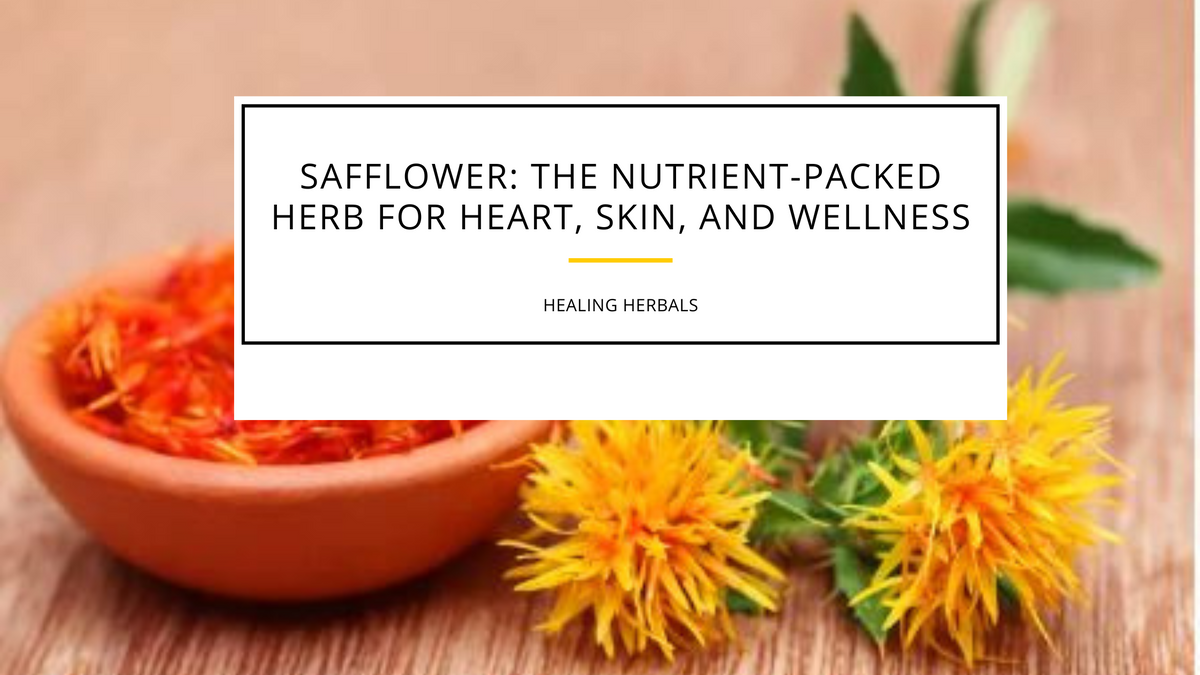 Safflower, from an article on its nutrients, culinary use and forms