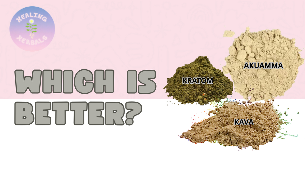 Akuamma, kratom and kava, from a comparison article