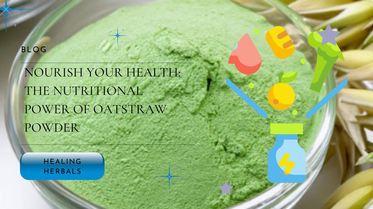 Oatstraw powder, from an article on its nutritional value
