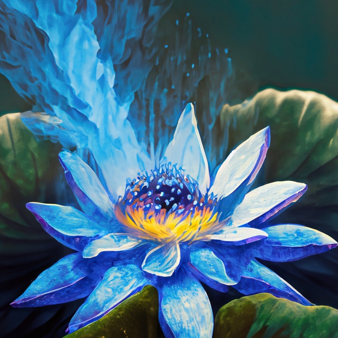 Blue lotus, from an article on vaporizing blue lotus