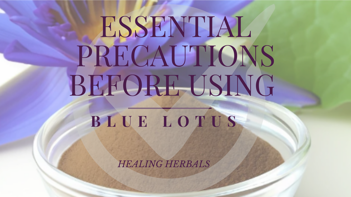 Blue lotus, from an article on precautions before using it