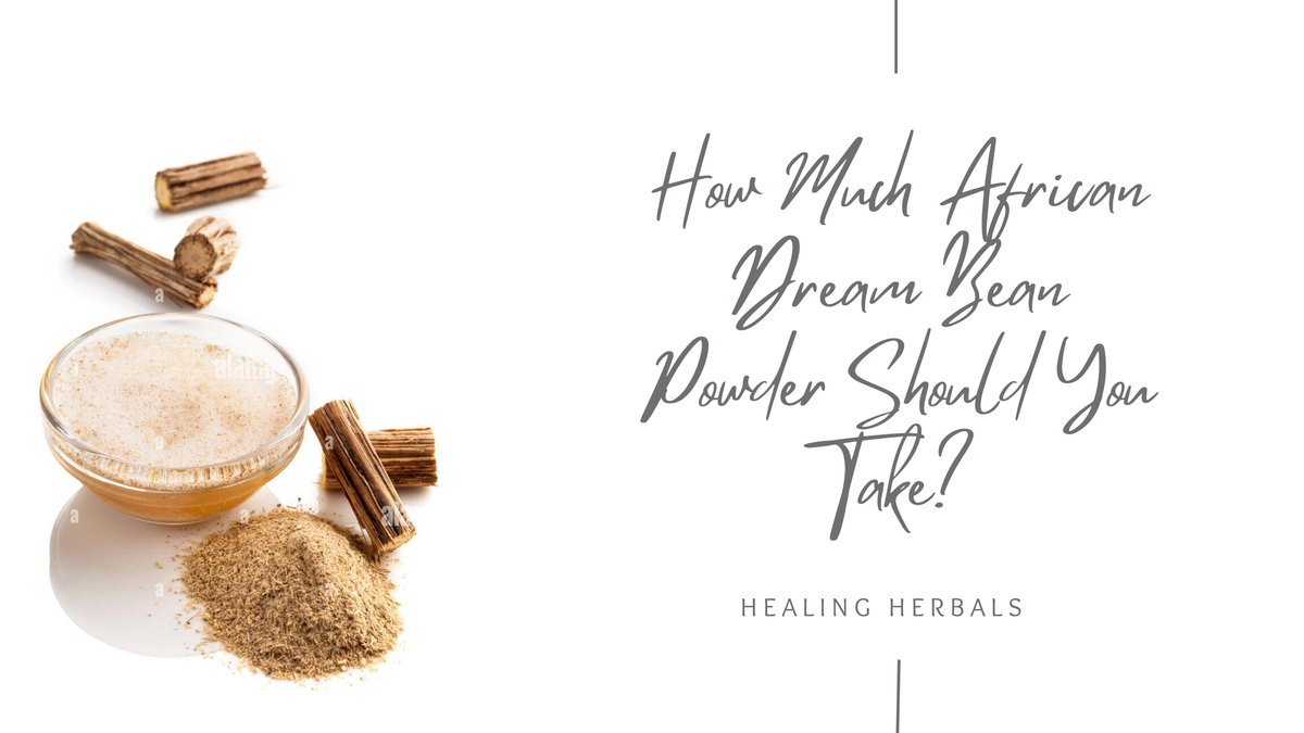 African dream bean powder, from an article on how much to take