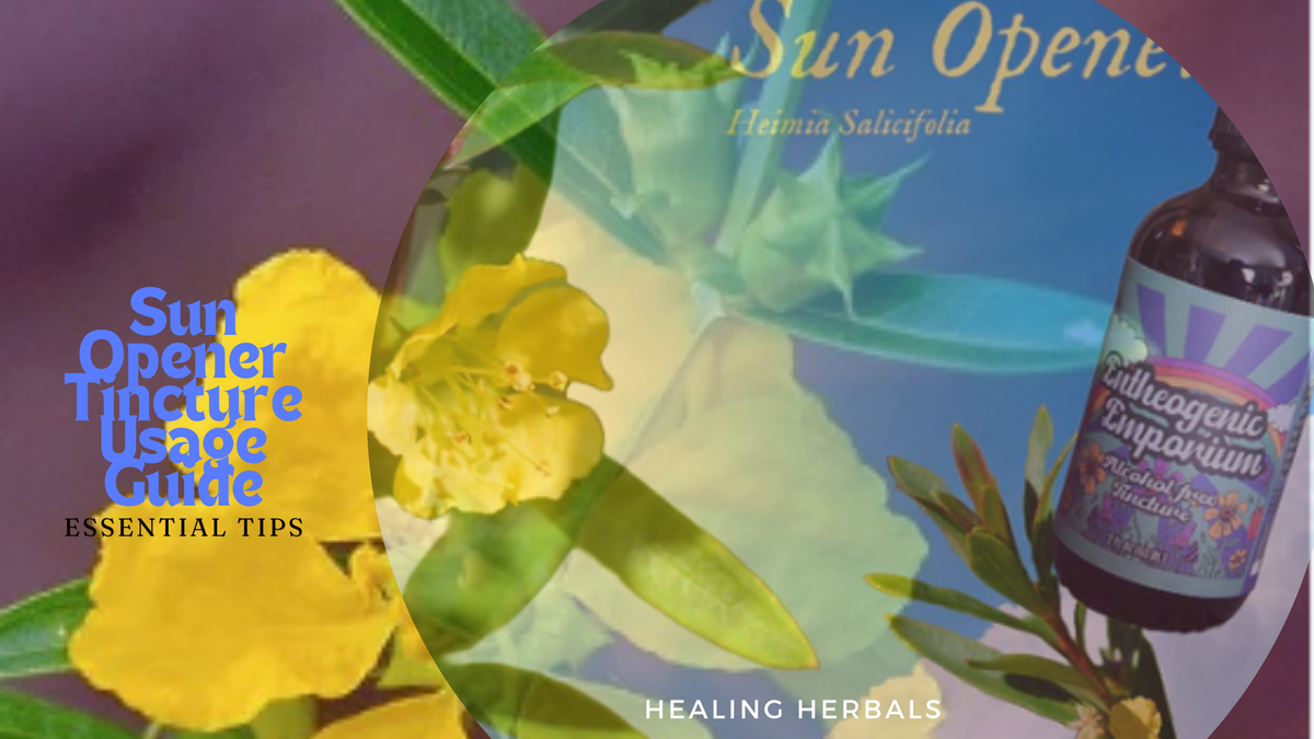 Sun opener tincture, from a usage guide