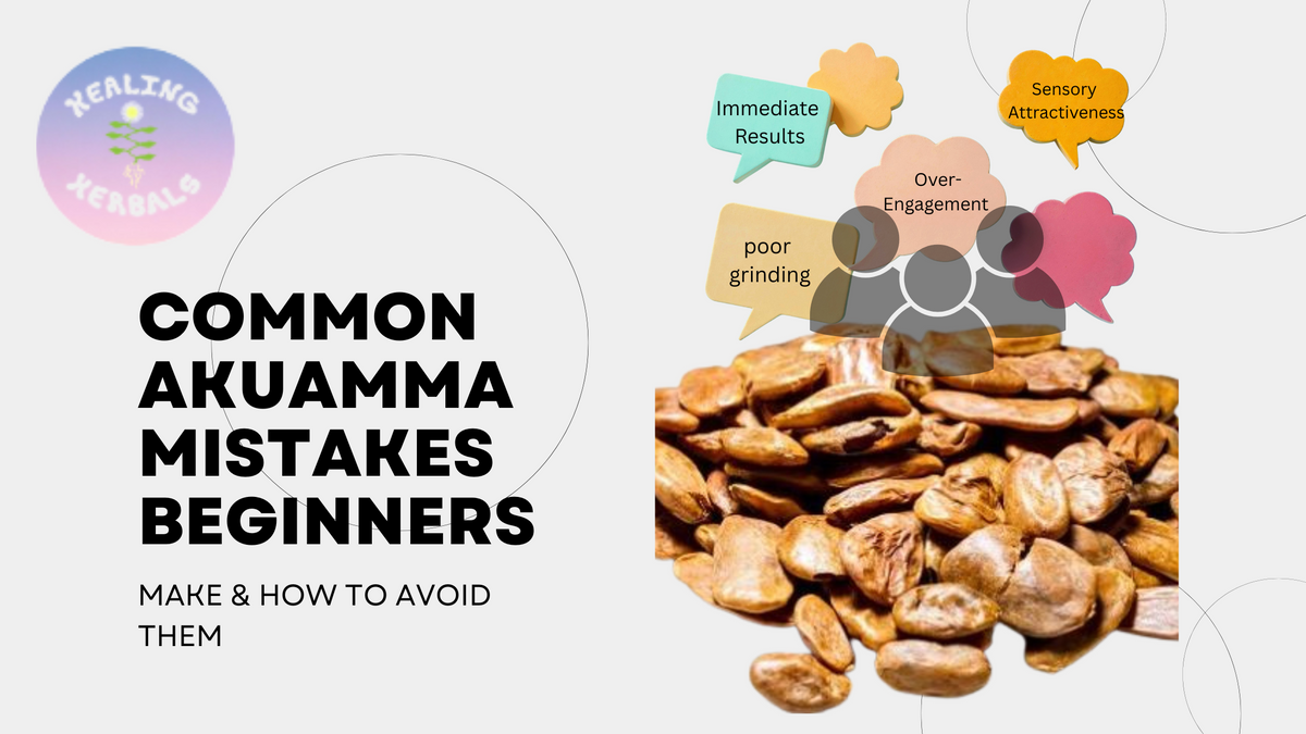 Akuamma seeds, from an article on common beginner mistakes