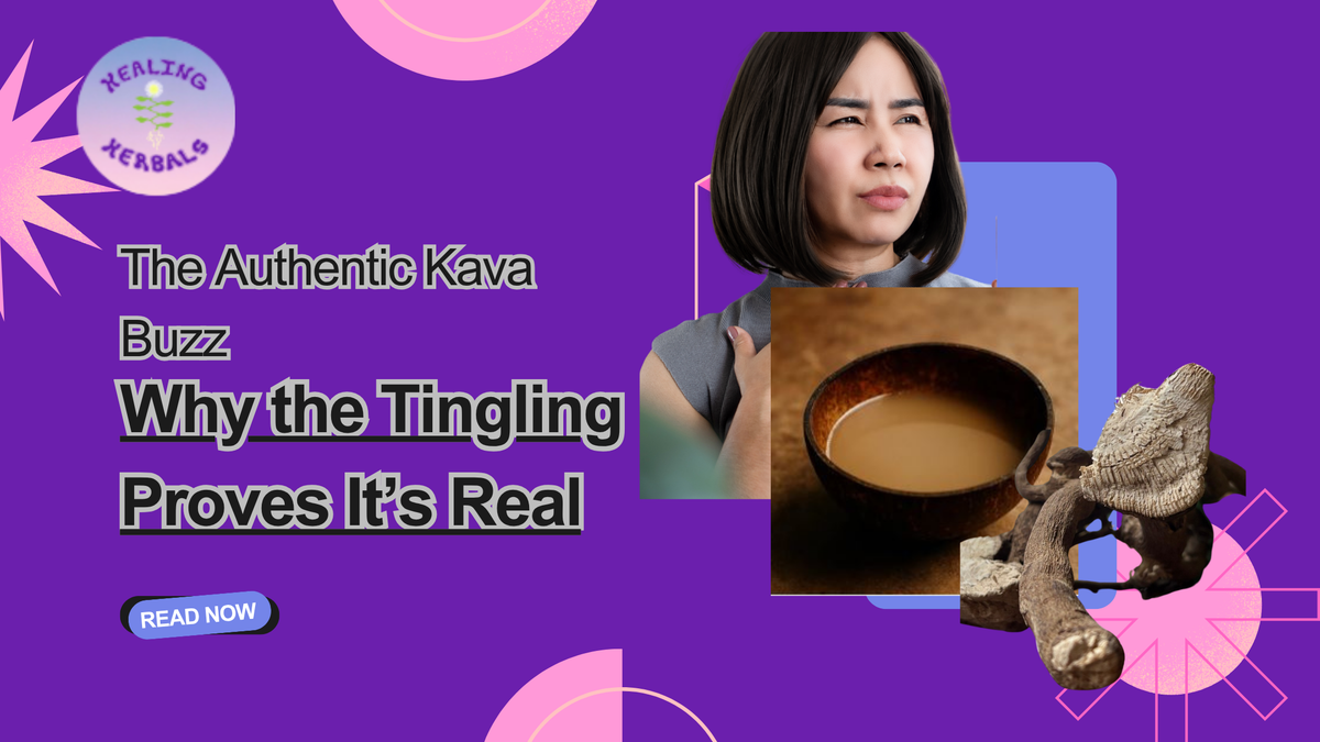 Kava, from an article on the tingling sensation of authentic kava
