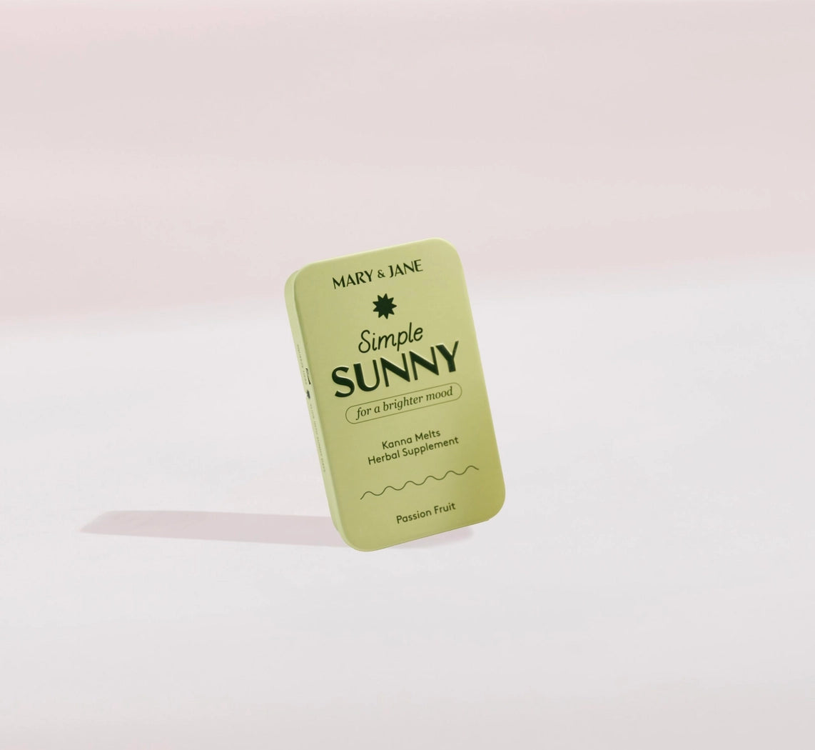 Simple Sunny Kanna Melts - Herbal Supplement package