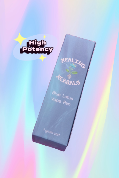 Disposable High Potency Blue Lotus Vape Pen 1 Gram Cart From Healing Herbals