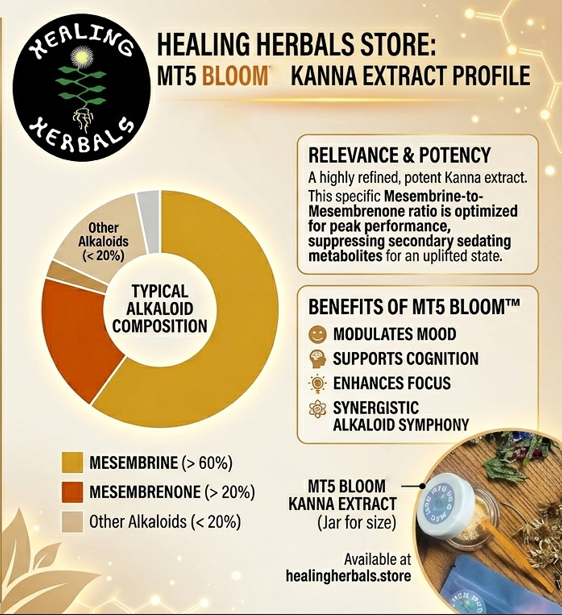 Kanna Extract MT5 BLOOM Total Alkaloid 5%