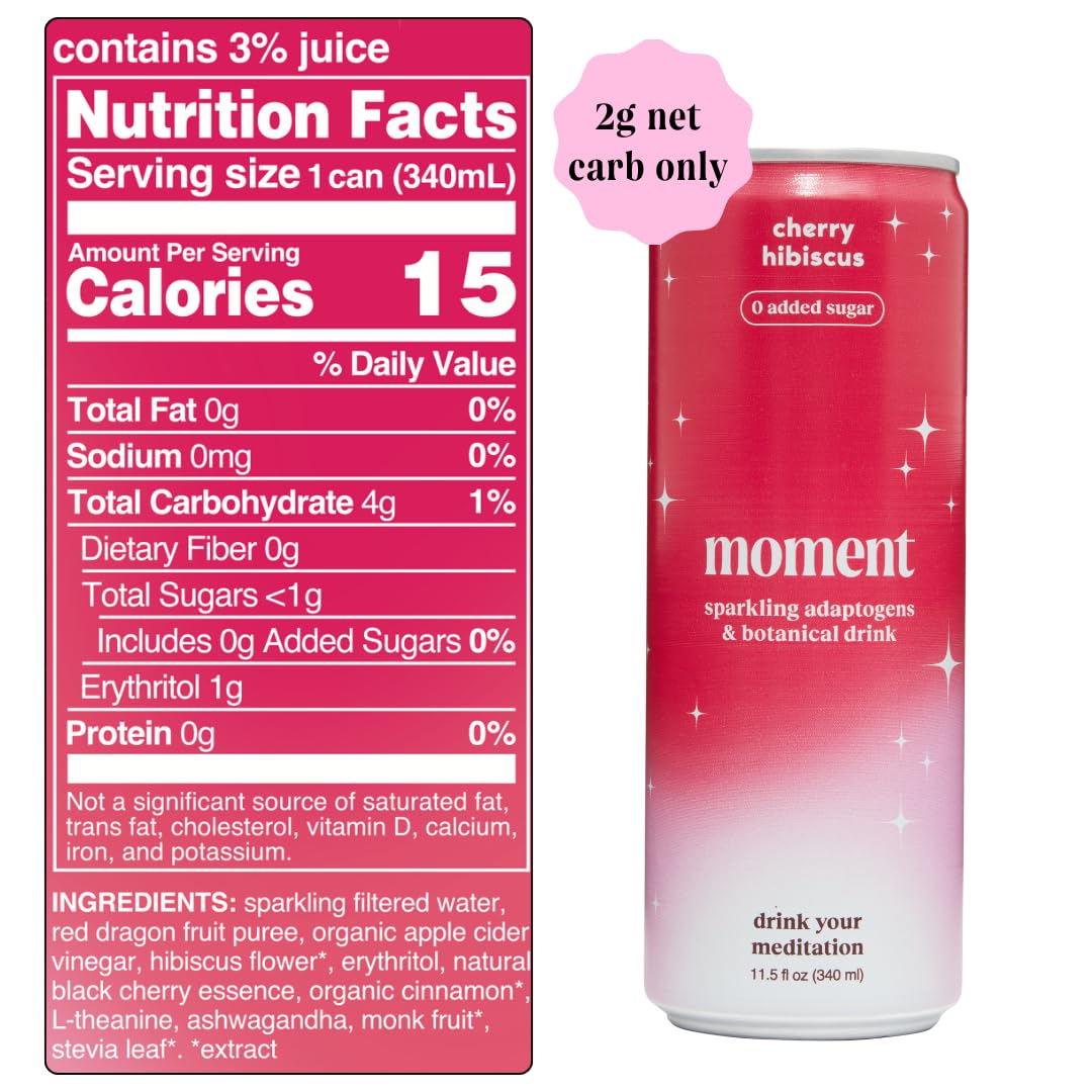 Moment Cherry Hibiscus Drink Nutrition Facts Healing Herbals