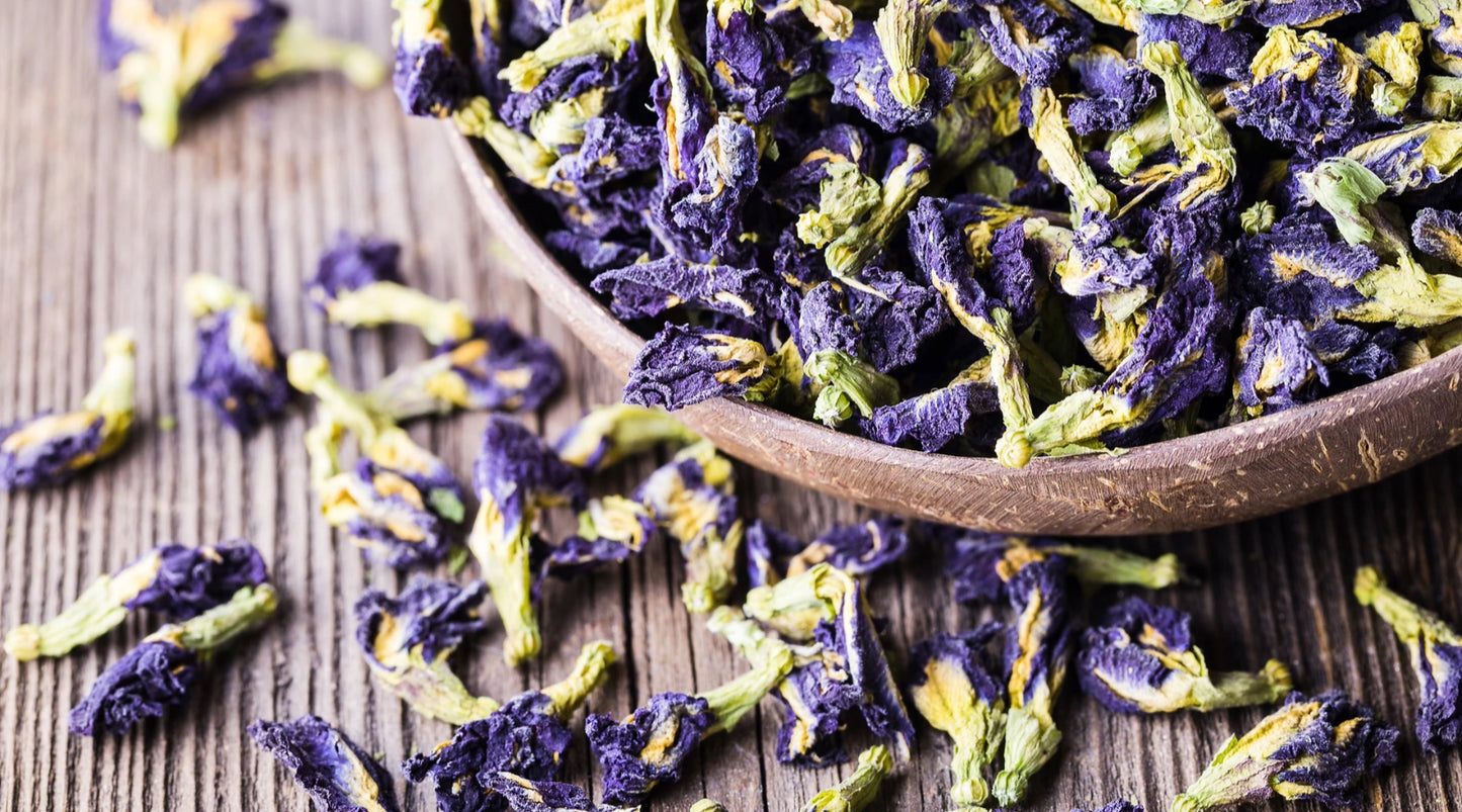 Organic Butterfly Pea Flower Help Reduce Stress And Anxiety By Healing Herbals