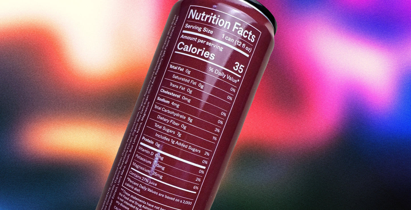 Sensori Cucumber Raspberry Flavor Nutrition Facts Healing Herbals