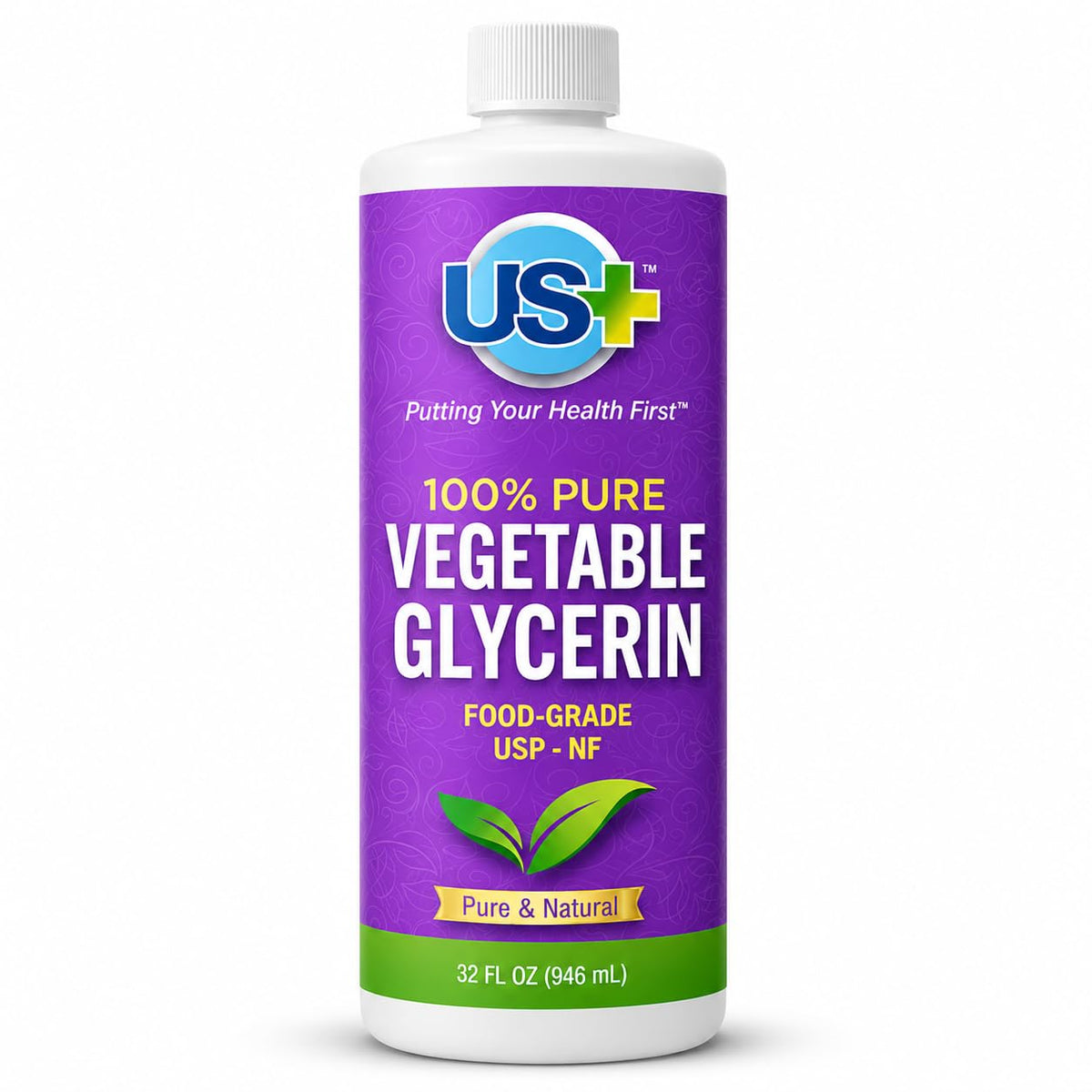 Bottle of USP vegetable glycerin