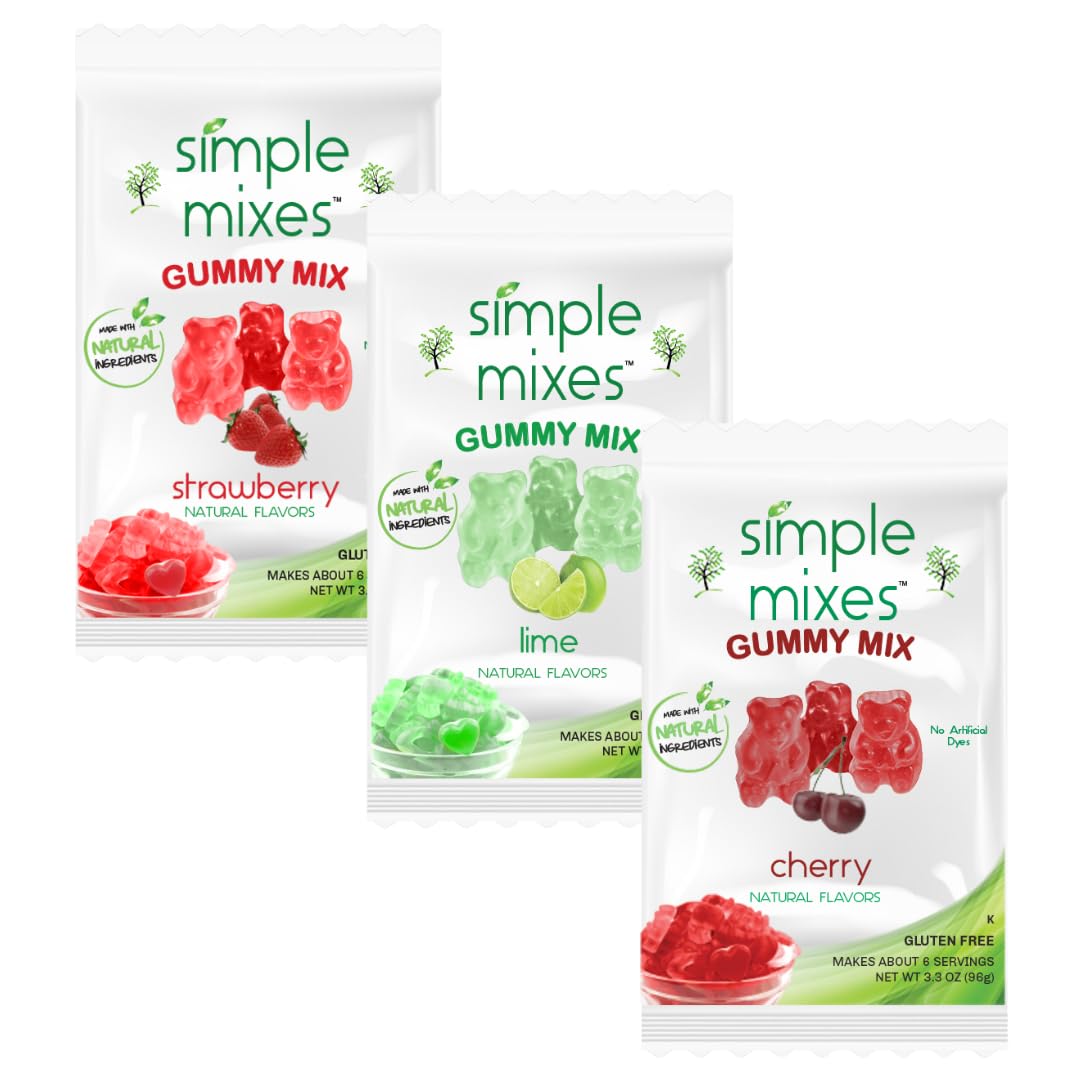 Gummy base mix packets