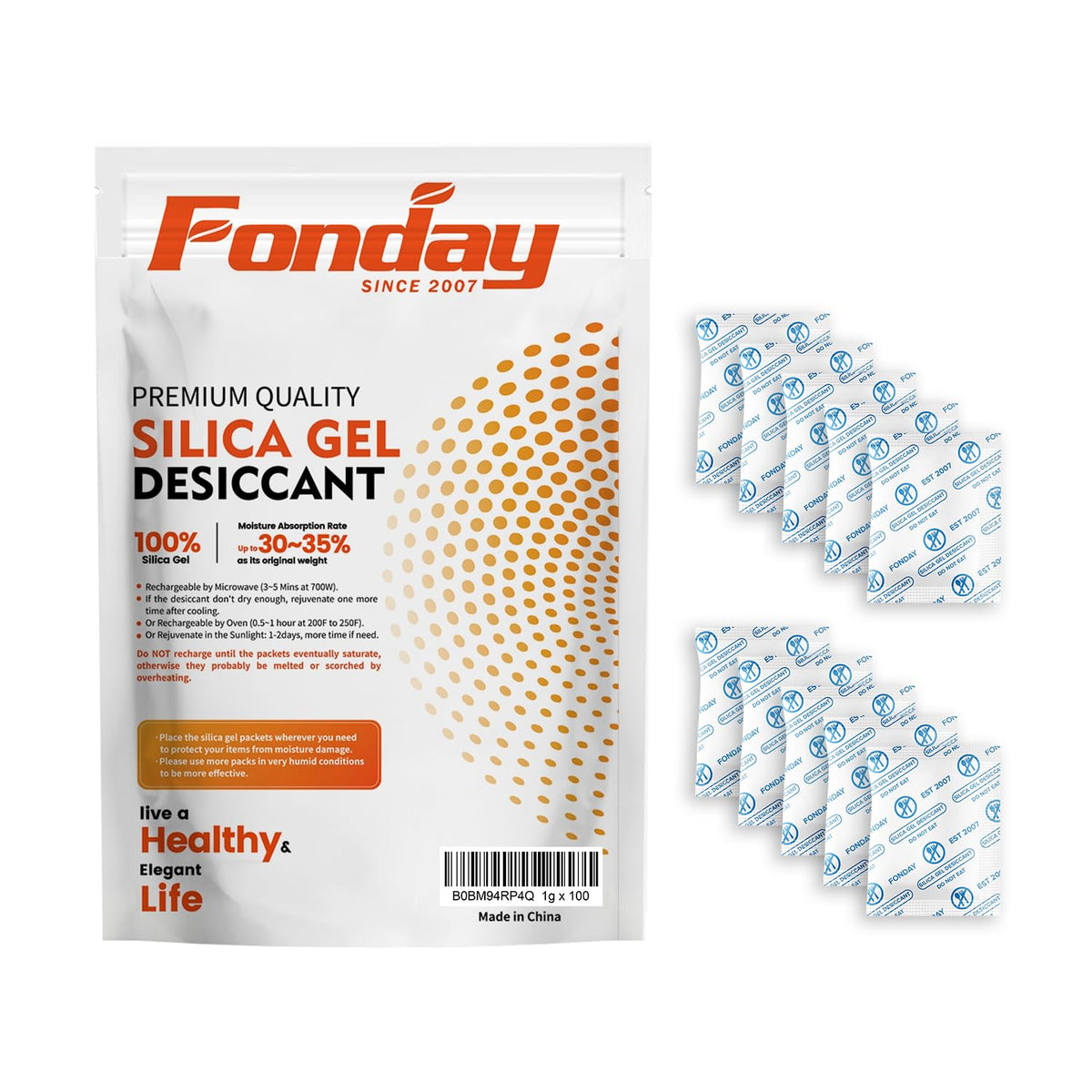 Food grade 1 gram silica gel desiccant packets for keeping extract powders dry
