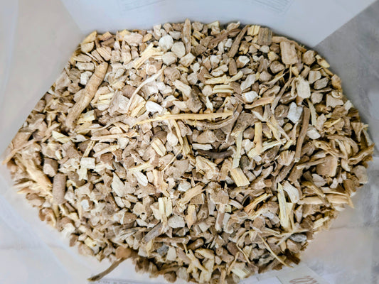 Dried Organic Ashwagandha Whole Root Display Neatly, Showing Their Natural Earthy Color And Rough Texture