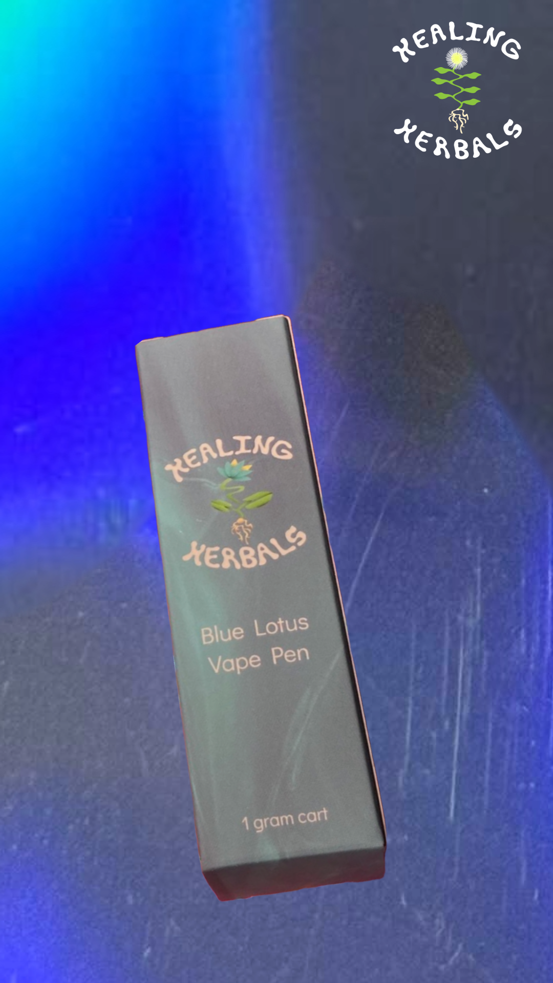 Blue Lotus Vape Pen Disposable 1 Gram Cart For Natural Experience By Healing Herbals