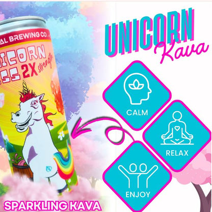 Botanical Brewing Co. Brewer Series Unicorn Piss Kava 2x Strength For Calm, Relax And Enjoy - Healing Herbals Store