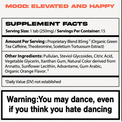 Groove Tab Kanna Extract Dissolvable Breath Strip Supplement Facts Healing Herbals