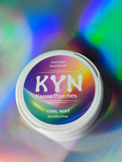 Nootropic Snus Pouch KYN Kanna Pouches Cool Mint And Nicotine Free By Healing Herbals