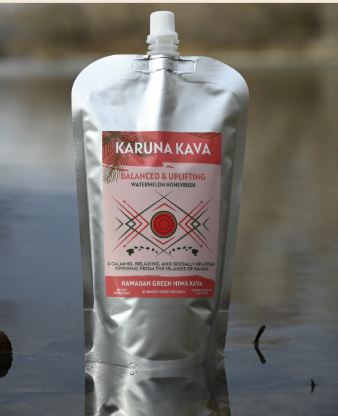 Karuna Kava Watermelon Honeybush Fresh Green Hawaiian Spotted Hiwa Kava