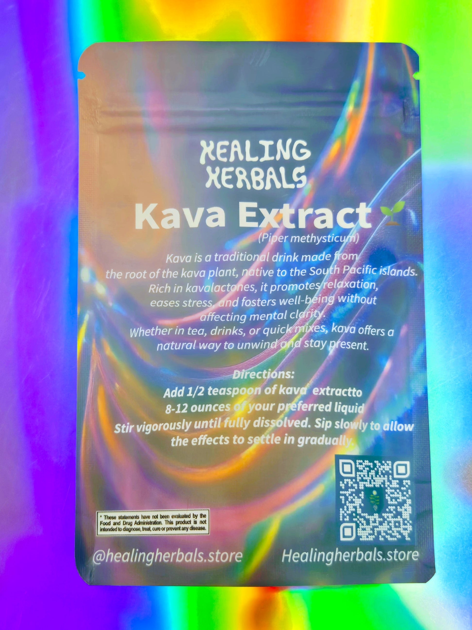 Kava Extract 70% Kavalactone Concentrated Root Extract Description And Directions By Healing Herbals