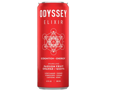 Odyssey Elixir Passion Fruit Orange Guava Flavor 12 FL OZ 355 ML Healing Herbals