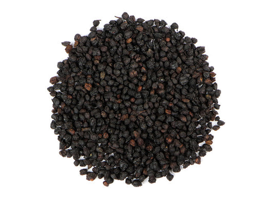 Organic dried elderberries
with small, wrinkled, black appearance by Healing Herbals Store