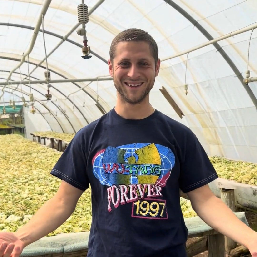 Robbie Lattig, owner and founder of Healing Herbals, in the kanna drying room at the Healing Herbals farm in South Africa