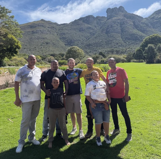The farm crew at the Healing Herbals kanna farm in South Africa