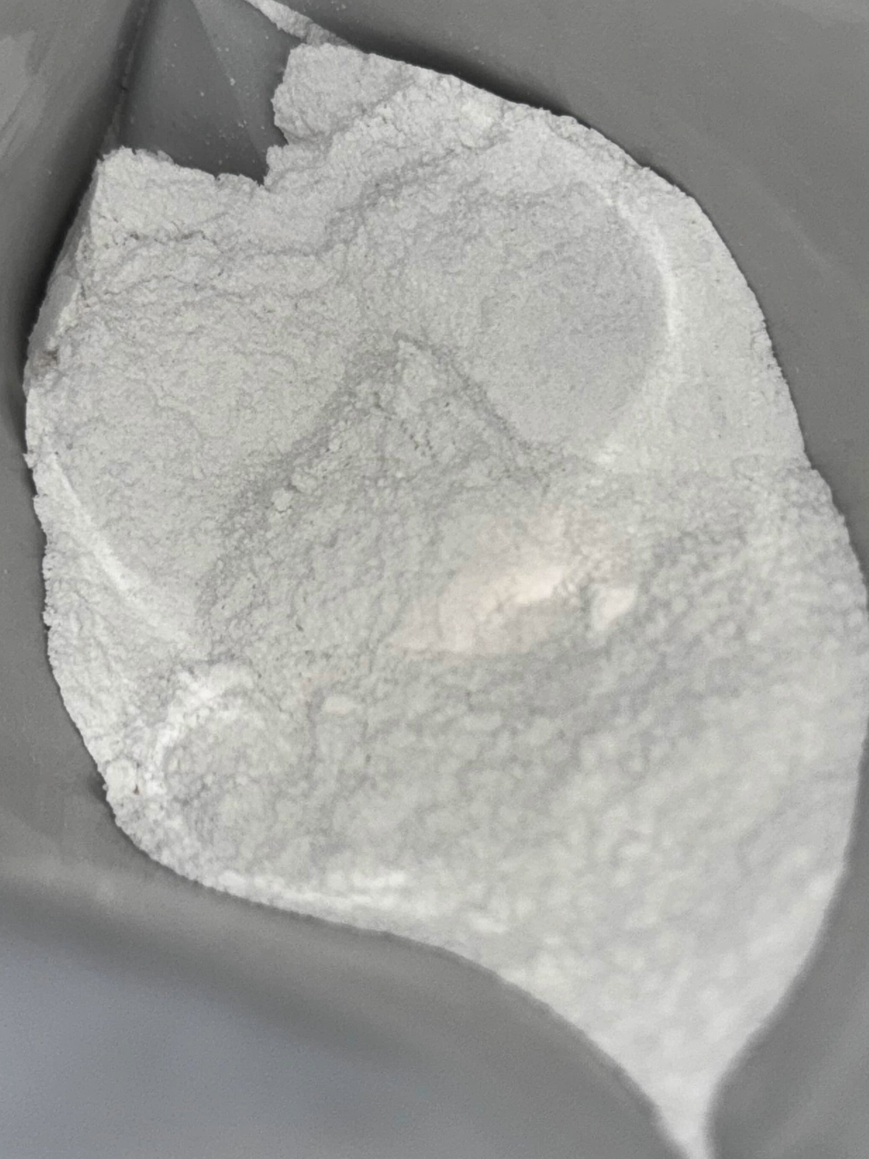 Close-up of a white powdery substance in a container