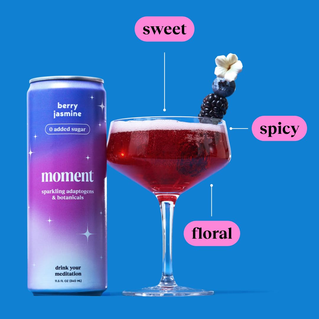 Moment Berry Jasmine (sparkling mocktail)