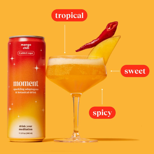 Moment Mango Chili (botanical soda)