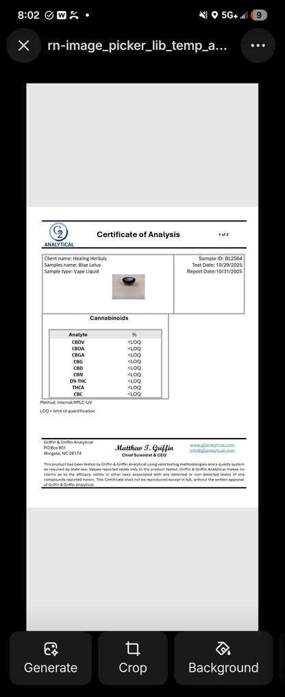 Blue Lotus Disposable Vape Trippi Hippie 8 Gram